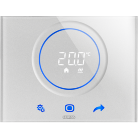 Knx/easy thermo ice termostat- flush mounting - titanium - chorus