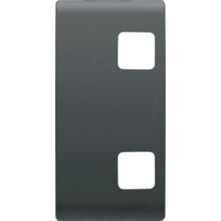 Tasta buton pentru PUSH-BUTTON PANEL - se completeaza cu 2 lentila - 1 MODULE - NEGRU - CHORUS