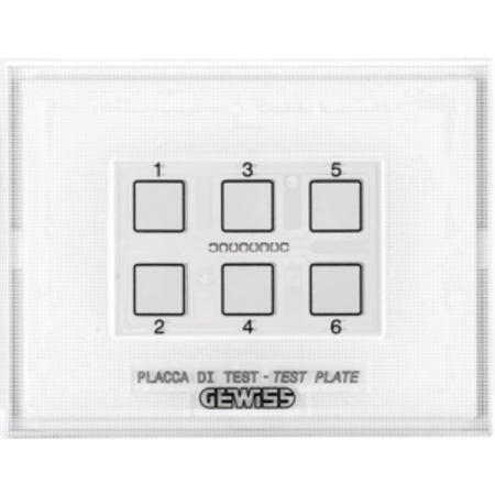 TEST PALTE - pentru KNX/EASY PUSH BUTTON PANEL MODULE - WITH INTERCHANGEABLE SYMBOL - CHORUS