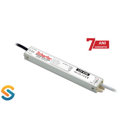 Sursa de alimentare pentru banda led- 45w 230ac/12vdc ip67 -garantie 7 ani