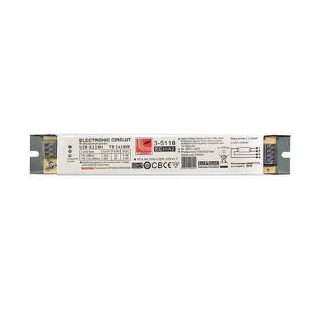 Balast electronic pentru corp de iluminat cu tub fluorescent t8 2×36w