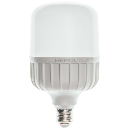 Bec LED T100 HEPOL, forma tubulara, E27, 30W, 25000 ore, lumina calda