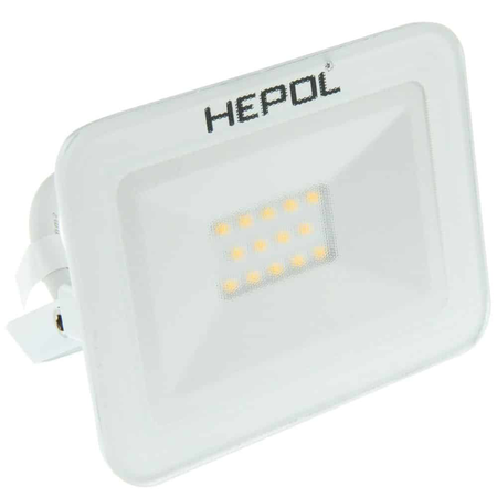 Proiector LED HEPOL IPRO MINI, IP65, 10W, alb, lumina calda