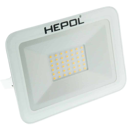 Proiector LED HEPOL IPRO MINI, IP65, 30W, alb, lumina calda