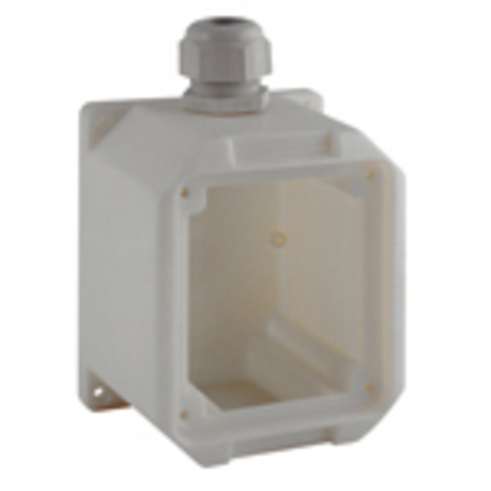 TOPTER WALL-MOUNTED BOX FOR 1 Priza-OUTLET AND FLANGE TOPTER SERIES 65X83 IP66/IP67