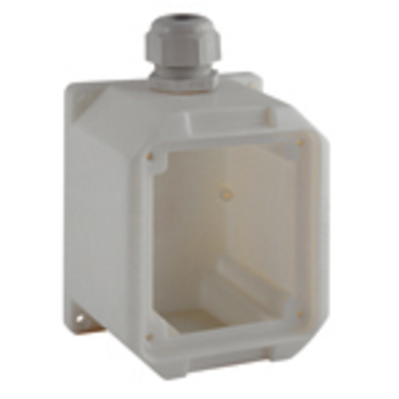 TOPTER WALL-MOUNTED BOX FOR 1 Priza-OUTLET AND FLANGE TOPTER SERIES 88X100 IP66/IP67