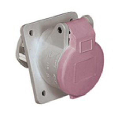 CEE EXTRA-LOW VOLTAGE Priza de panou, 20° unghiular, 16A 3P 20-25/40-50V 100-200HZ 4H IP44