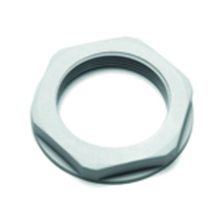 Uni locknut pvc with metric threading m12x 1,5 ip68