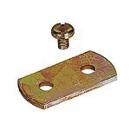ALUPRES PAIR OF SMALL PLATES WITH SCREWS FOR COUPLING STEEL PLATES