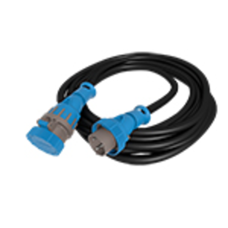 SERIES ENERGY-GO X-CEE INTERLOCKED INDUSTRIAL EXTENSION LEAD 2P+T 16A 6H IP66/67/69 CABLE TYPE H07RN-F LENGTH 20 m