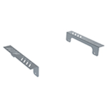 Pair of supports in aisi 304 stainless steel direct screw mounting
