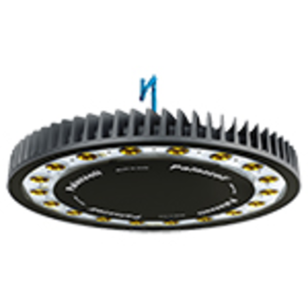 Series meta lampa suspendata 9leds glass diffuser rotosymmetrical wide beam optic ip66/ip67