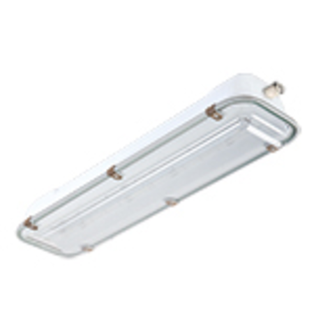 RINOLED PAINTED STEEL-POLYCARBONATE L1300 LIGHTING FIXTURE 63W COMFORT WIDE BEAM IP66