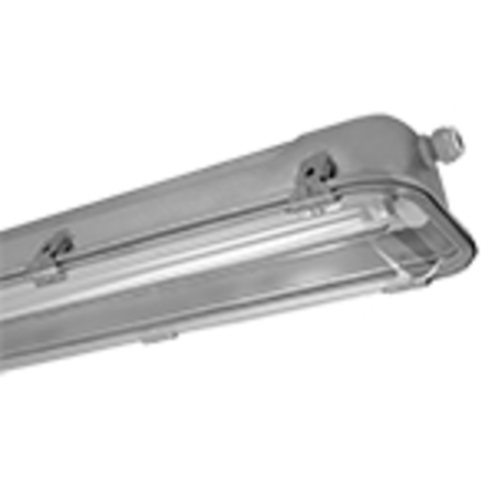 RINO-LED STAINLESS STEEL-POLYCARBONATE LIGHTING FIXTURE L690MM 2000LM WIDE BEAM