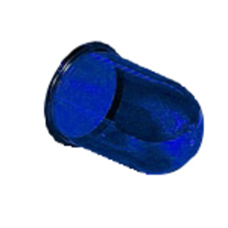 Nave diffuser in smooth blue coloured glass type unav 1268 for watertight cylindrical luminaires