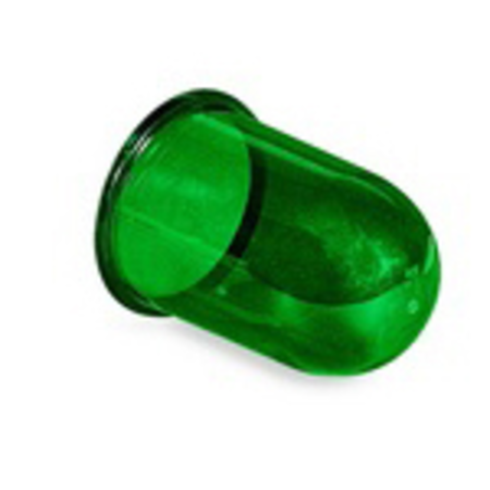 NAVE DIFFUSER IN SMOOTH GREEN COLOURED GLASS TYPE UNAV 1268 FOR WATERTIGHT CYLINDRICAL LUMINAIRES