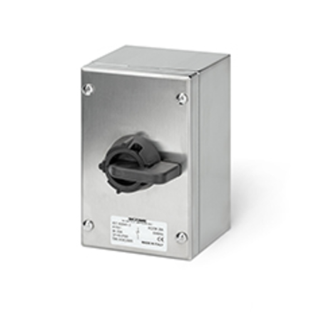 Intrerupator separatorn20A 3P+N IP65 100x160x90mm Y1 IK10 GENERAL GREY/BLACK HIGH WIRING CAPACITY