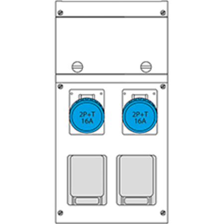 Cutie montajn4 NR IP66 212x415x105mm