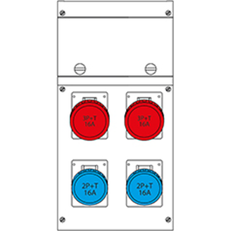 Cutie montajn4 NR IP66 212x415x105mm