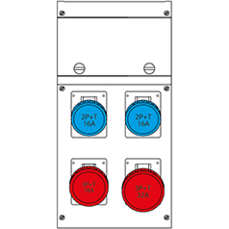 Cutie montajn4 NR IP66 212x415x105mm