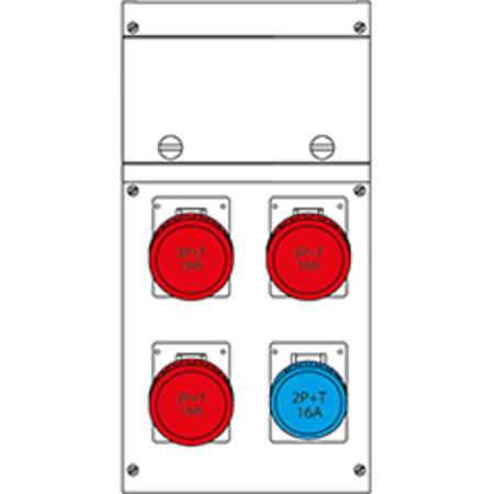 Cutie montajn4 NR IP66 212x415x105mm