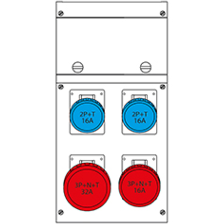 Cutie montajn4 NR IP66 212x415x105mm