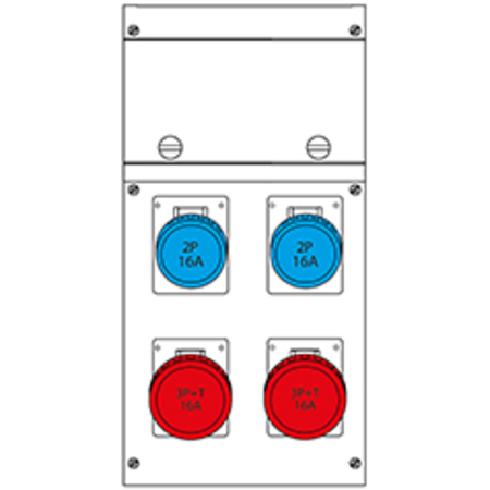 Cutie montajn4 NR IP66 212x415x105mm