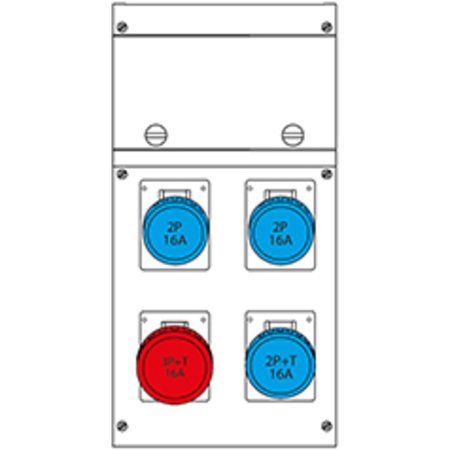 Cutie montajn4 NR IP66 212x415x105mm