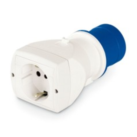 One-way adaptor\nip20 16a 2p+e 250v 1 p30