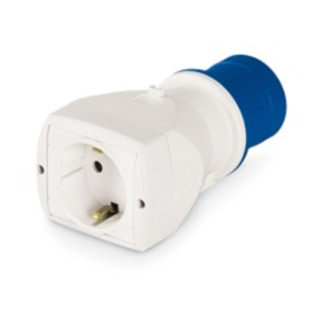 One-way adaptor\nip20 16a 2p+e 250v german