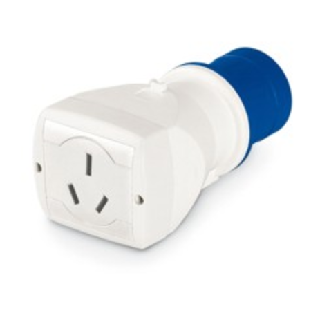 One-way adaptor\nip20 16a 2p+e 250v argentinian