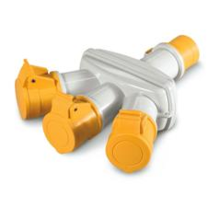 Multi -way adaptor\nip44 16a 2p+e 110v