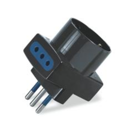 3-WAY ADAPTORn2P+E-10A-(S11) BLACK 1x2P+E-16A-(P30) 2x2P+E-10A-(P11)