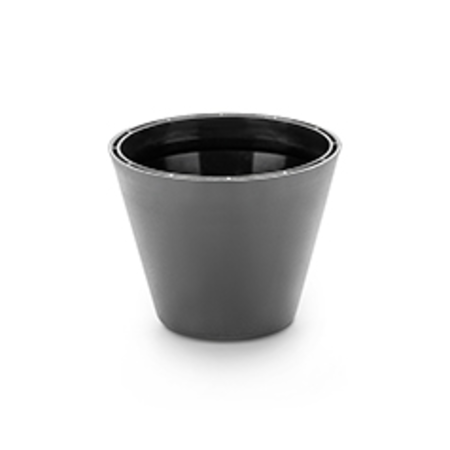 Scame Cylindrical cup\nblack