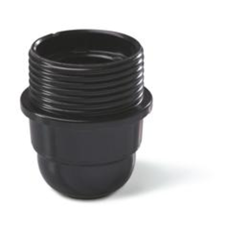 Dulie\ne27 threaded plastic entry black