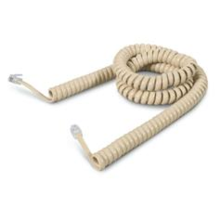 Telephone cord\nstecher 4/4 2m ivory cavo avorio 4p - 2m