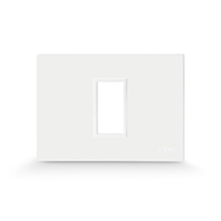 Placa ornament \nWHITE WIDE FRONTPLATE