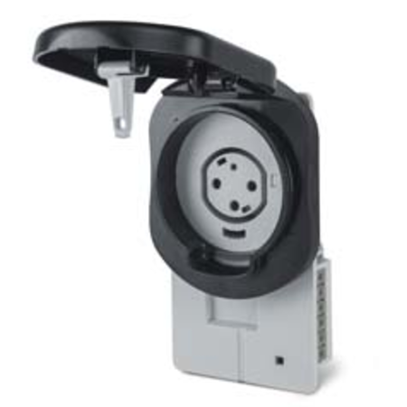 Flush-mount. priza with lock\nip55 16a 2p+e 200-250v grey type 3a 1p+n+e 16a 230v~ 3,7kw