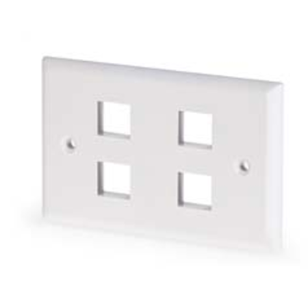 Placa ornament n4 INLETS THERMOPLASTIC WHITE