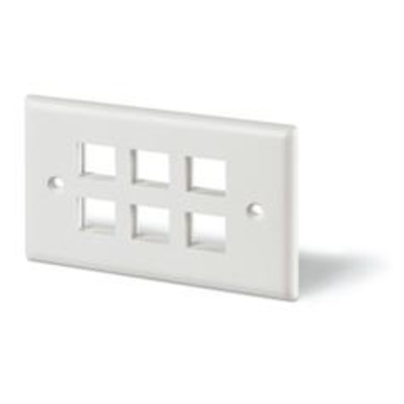 Placa ornament n6 INLETS THERMOPLASTIC WHITE