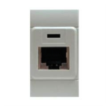 Rj45 outlet\ncat.5 shielded (ftp) grey