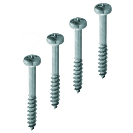 4 SCREWS KIT - SELF-THREADING STEEL CREWS - FOR RECTANGUAL ACCES CHAMBER 360X260X320