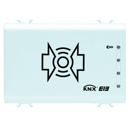 Transponder card reader unit - knx - 12/24v ac/dc - 3 module - white - cproiector horus