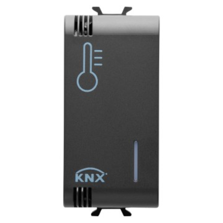 Knx temperature sensor - 1 modul - black - cproiector horus