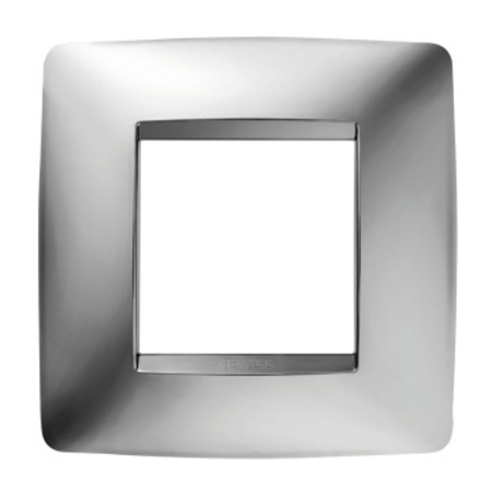 Placa ornament cproiector horus one - in metallised technopolymer - 2 modul - chrome - cproiector horus