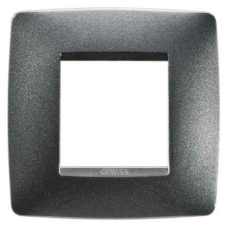 Placa ornament cproiector horus one - in painted technopolymer - 2 modul - slate - cproiector horus