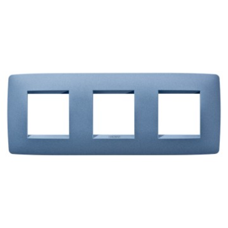 Placa ornament cproiector horus one - in painted technopolymer - 2+2+2 modul horizontal - sea blue - cproiector horus
