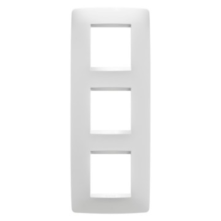 Placa ornament cproiector horus one - in technopolymer - 2+2+2 modul vertical - white - cproiector horus