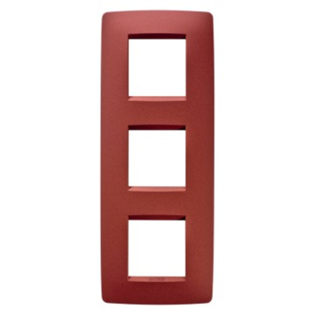 Placa ornament cproiector horus one - in painted technopolymer - 2+2+2 modul vertical - ruby - cproiector horus