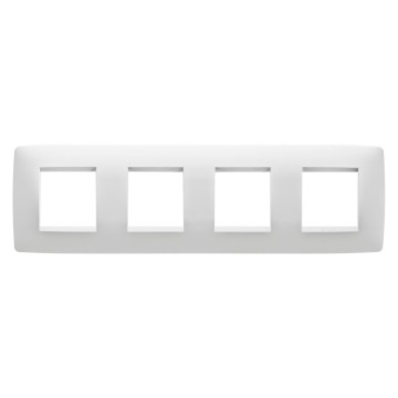 Placa ornament cproiector horus one - in technopolymer - 2+2+2+2 modul horizontal - white - cproiector horus